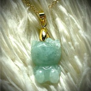 Hello Kitty Jadeite Necklace